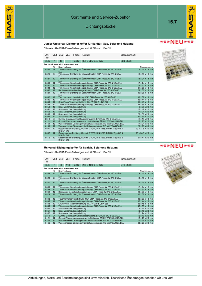 HAAS - Katalog 7.5 NO.: 20185 - Page 245