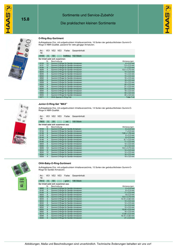 HAAS - Katalog 7.5 NO.: 20185 - Page 246