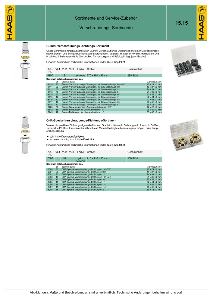 HAAS - Katalog 7.5 NR.: 20185 - Pagina 253