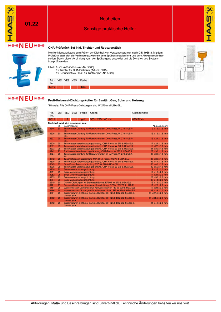 HAAS - Katalog 7.5 NR.: 20185 - Seite 27