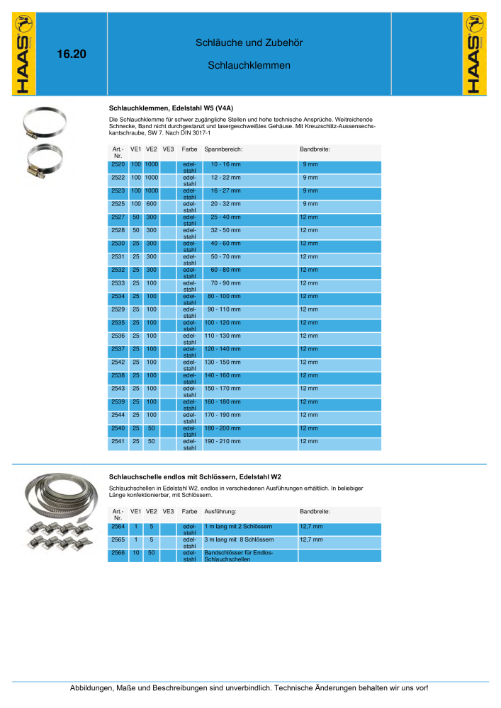 HAAS - Katalog 7.5 NR.: 20185 - Pagina 298