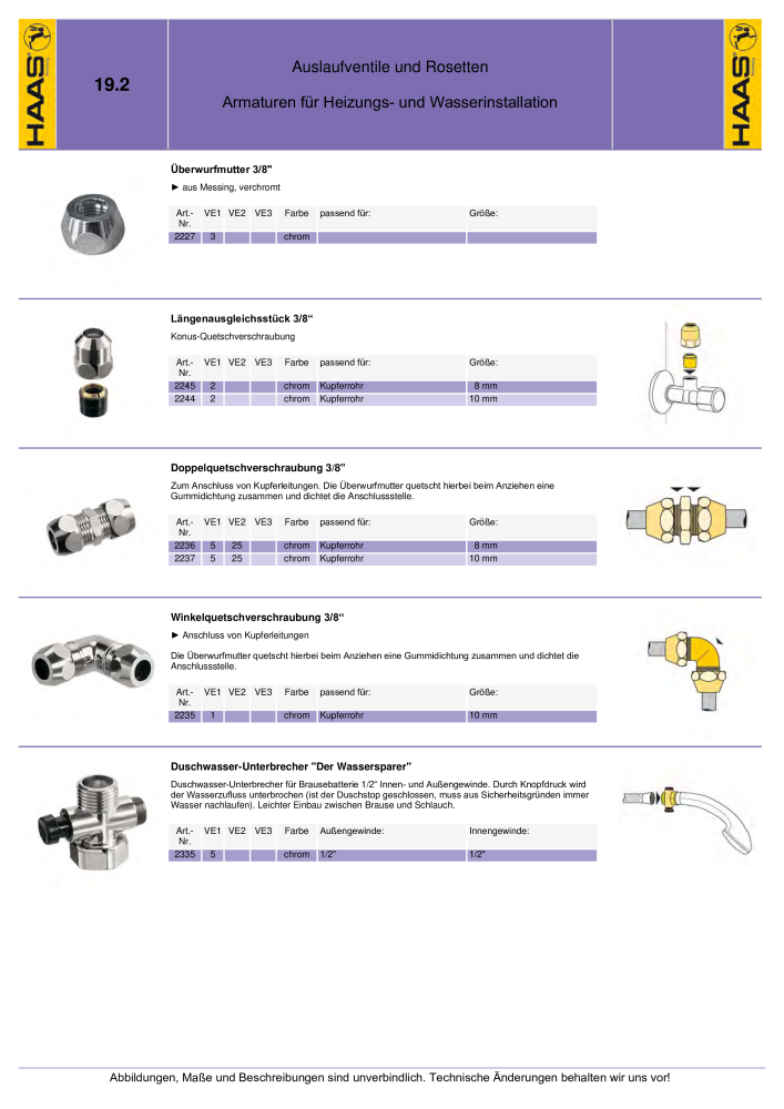 HAAS - Katalog 7.5 NR.: 20185 - Pagina 324