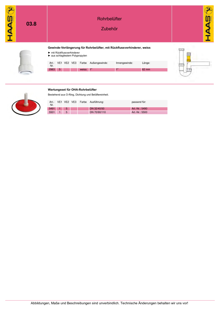 HAAS - Katalog 7.5 NR.: 20185 - Seite 44