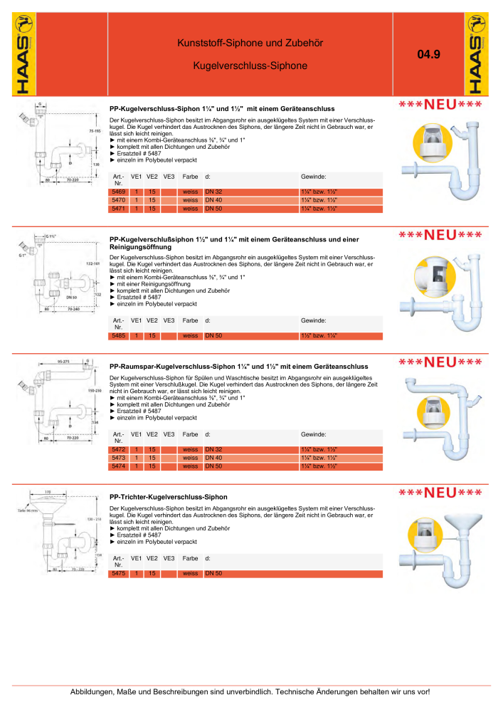 HAAS - Katalog 7.5 NR.: 20185 - Pagina 57