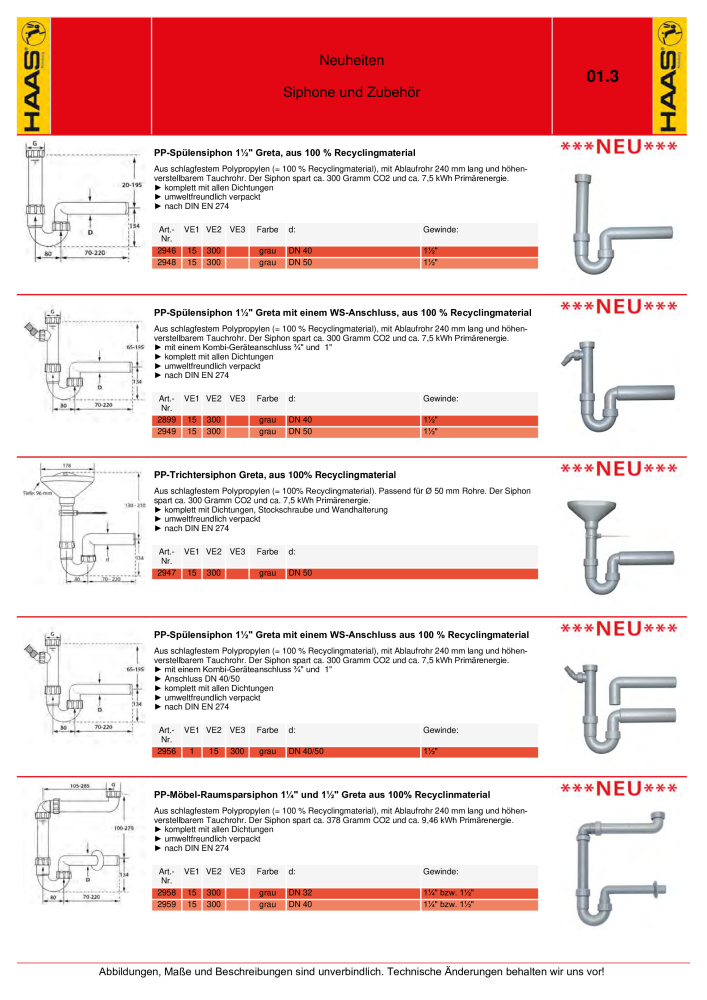 HAAS - Katalog 7.5 NR.: 20185 - Seite 8