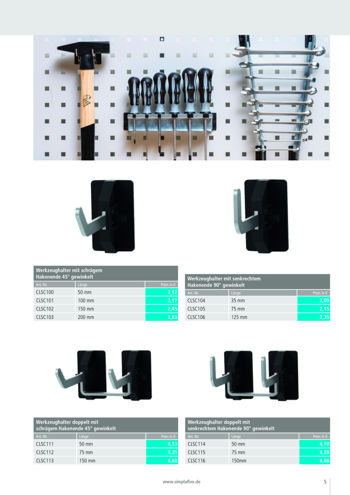 Simplaflex - Simplaclip/Simplaboard Nº: 20191 - Página 5