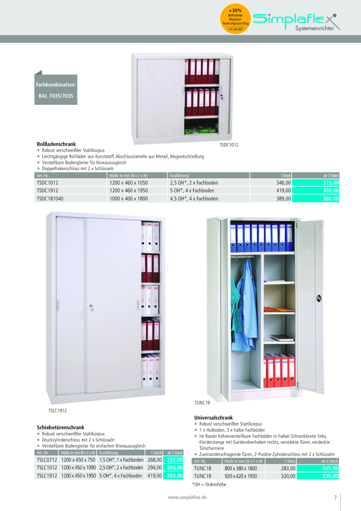 Simplaflex - T-Line NR.: 20193 - Seite 7