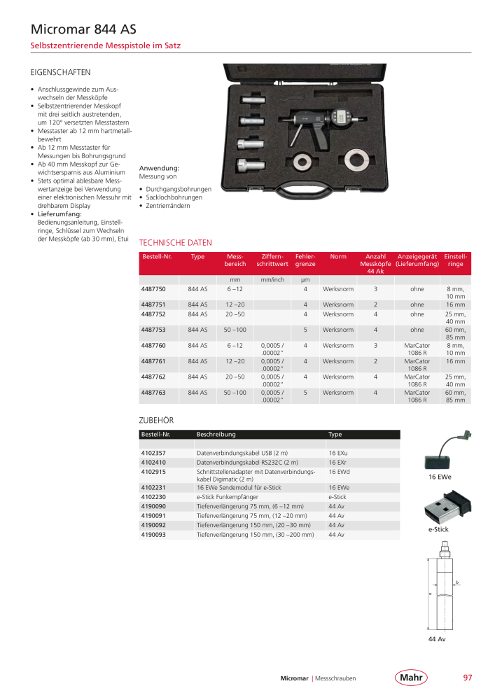 Mahr - Hauptkatalog n.: 20198 - Pagina 101