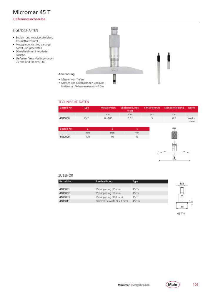 Mahr - Hauptkatalog NO.: 20198 - Page 105