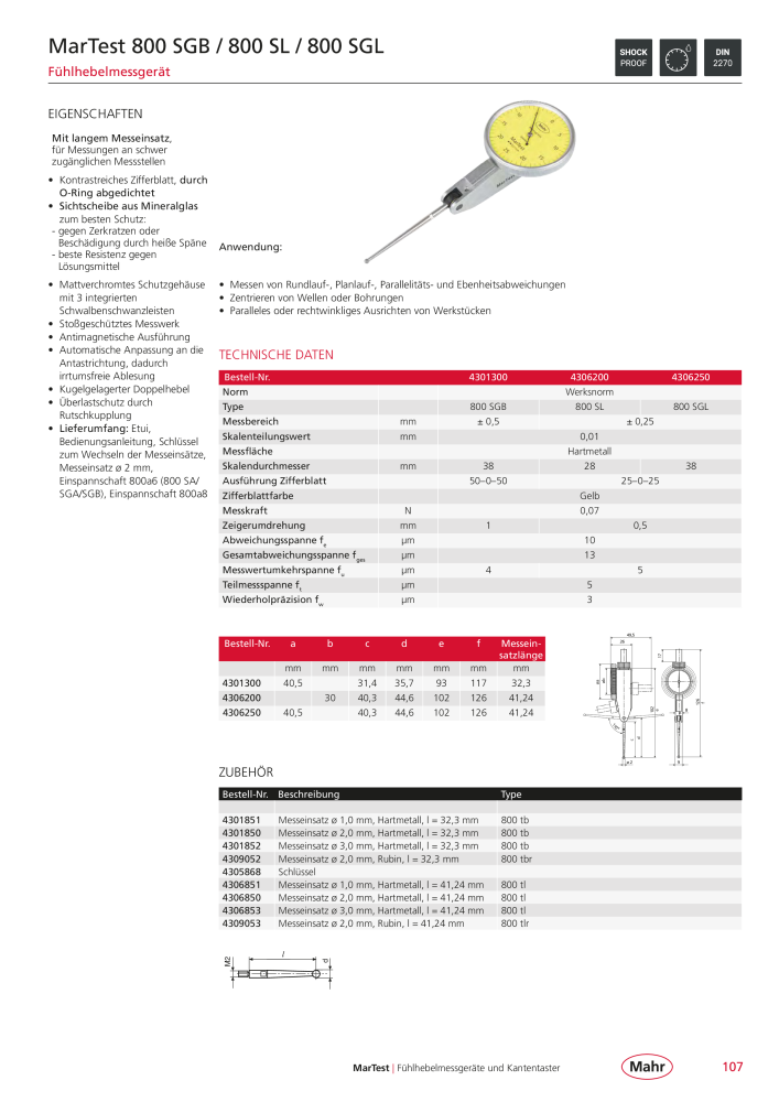 Mahr - Hauptkatalog NR.: 20198 - Seite 111