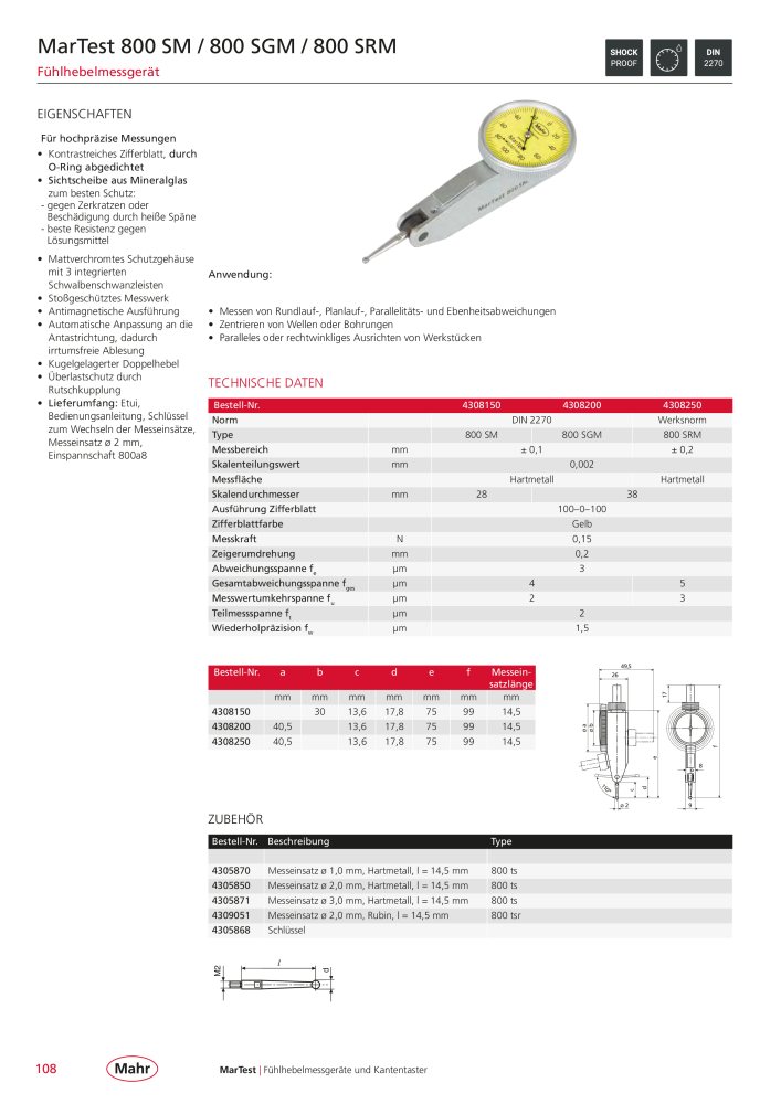 Mahr - Hauptkatalog NR.: 20198 - Strona 112