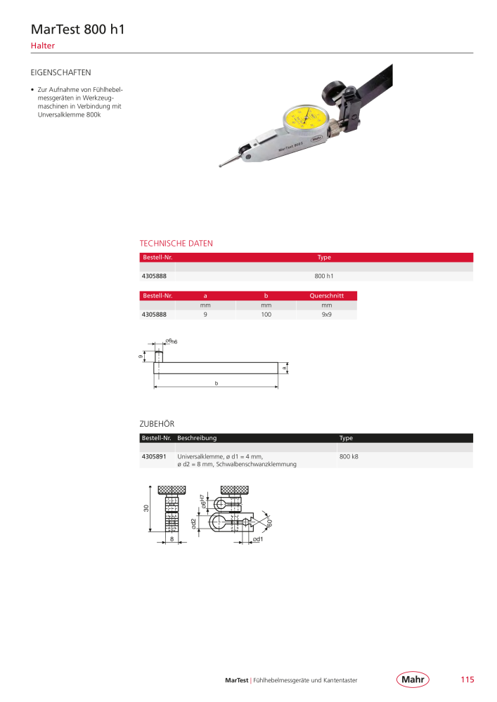 Mahr - Hauptkatalog NR.: 20198 - Seite 119