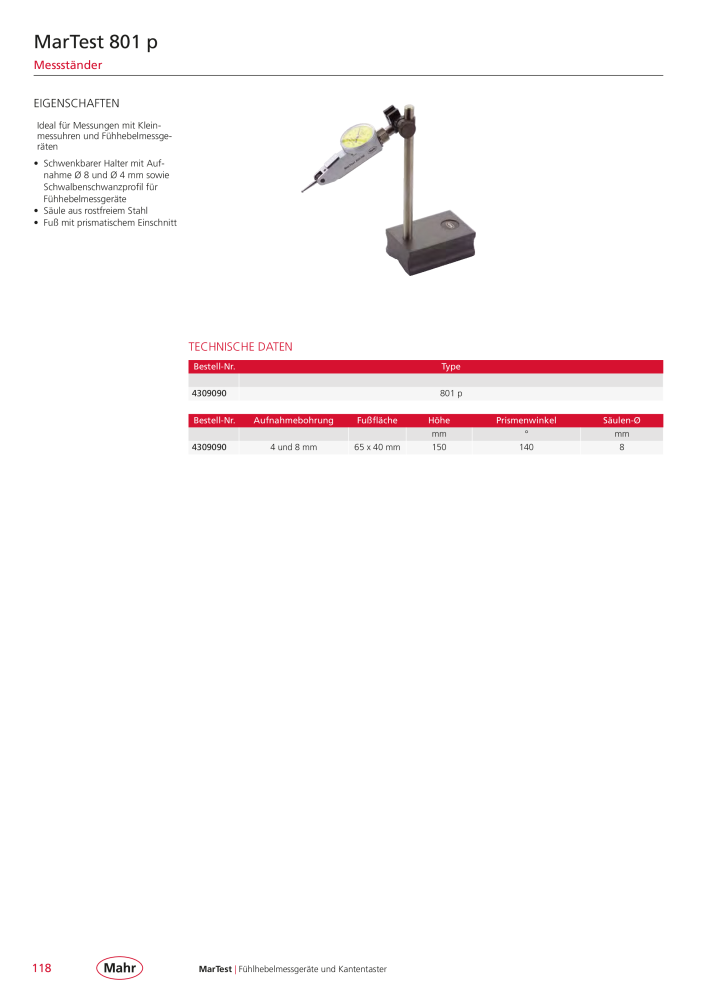 Mahr - Hauptkatalog Nb. : 20198 - Page 122