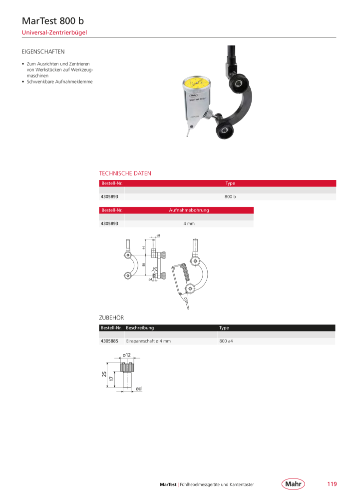 Mahr - Hauptkatalog NR.: 20198 - Seite 123