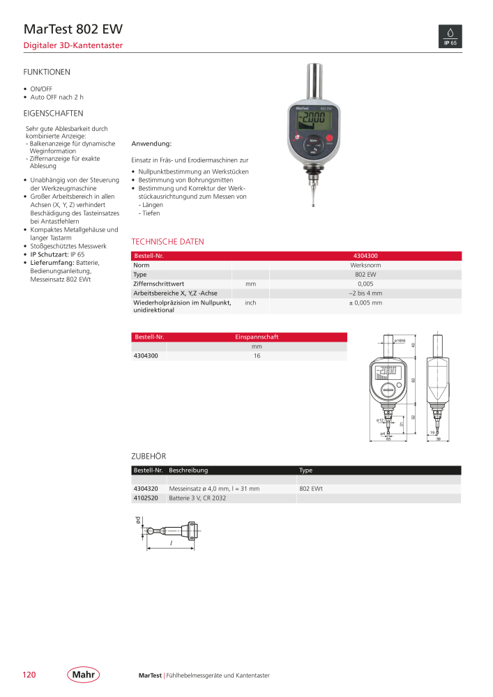 Mahr - Hauptkatalog Nb. : 20198 - Page 124