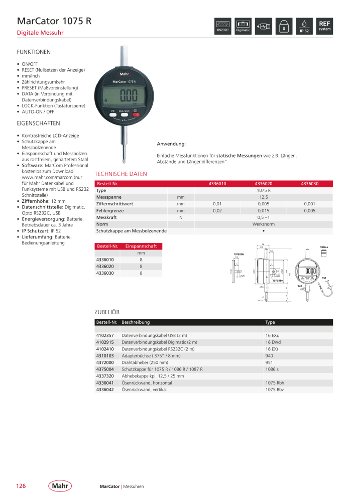 Mahr - Hauptkatalog Nb. : 20198 - Page 130