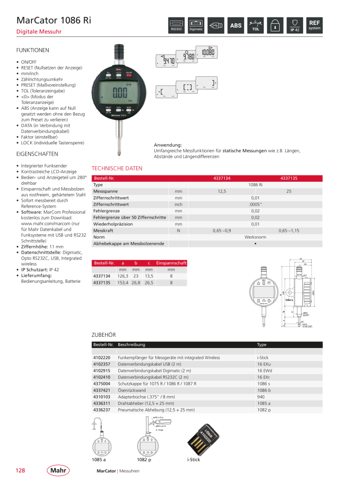 Mahr - Hauptkatalog n.: 20198 - Pagina 132