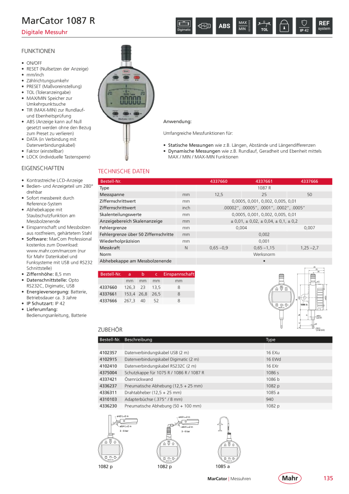 Mahr - Hauptkatalog NR.: 20198 - Seite 139