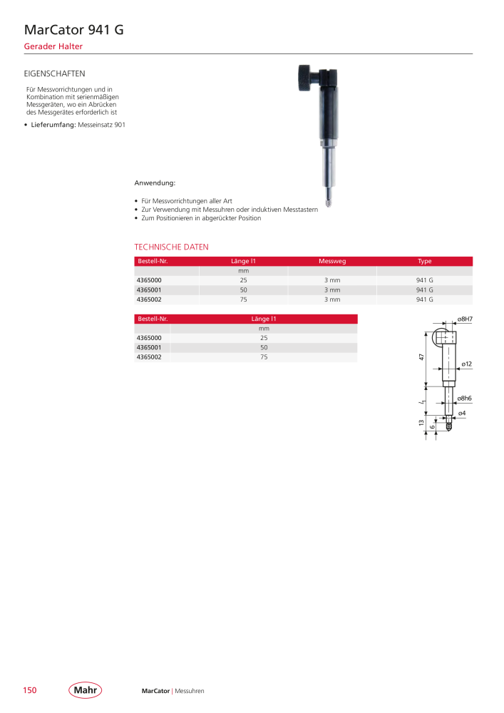 Mahr - Hauptkatalog NO.: 20198 - Page 154