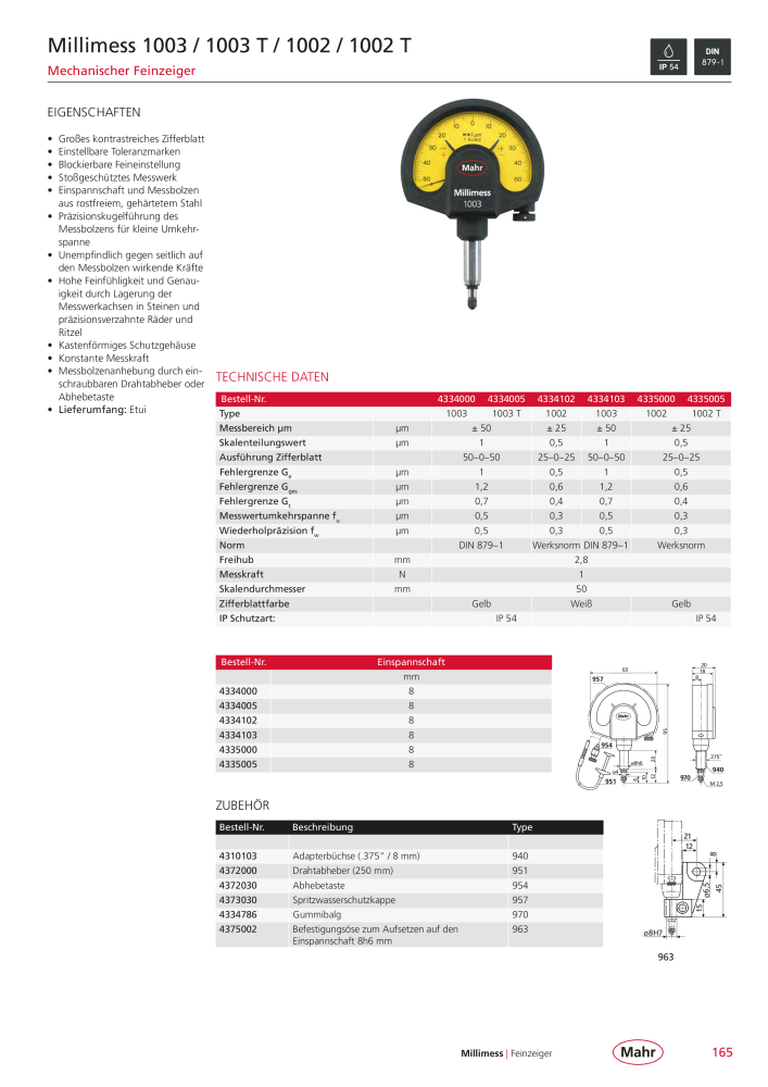 Mahr - Hauptkatalog NR.: 20198 - Seite 169