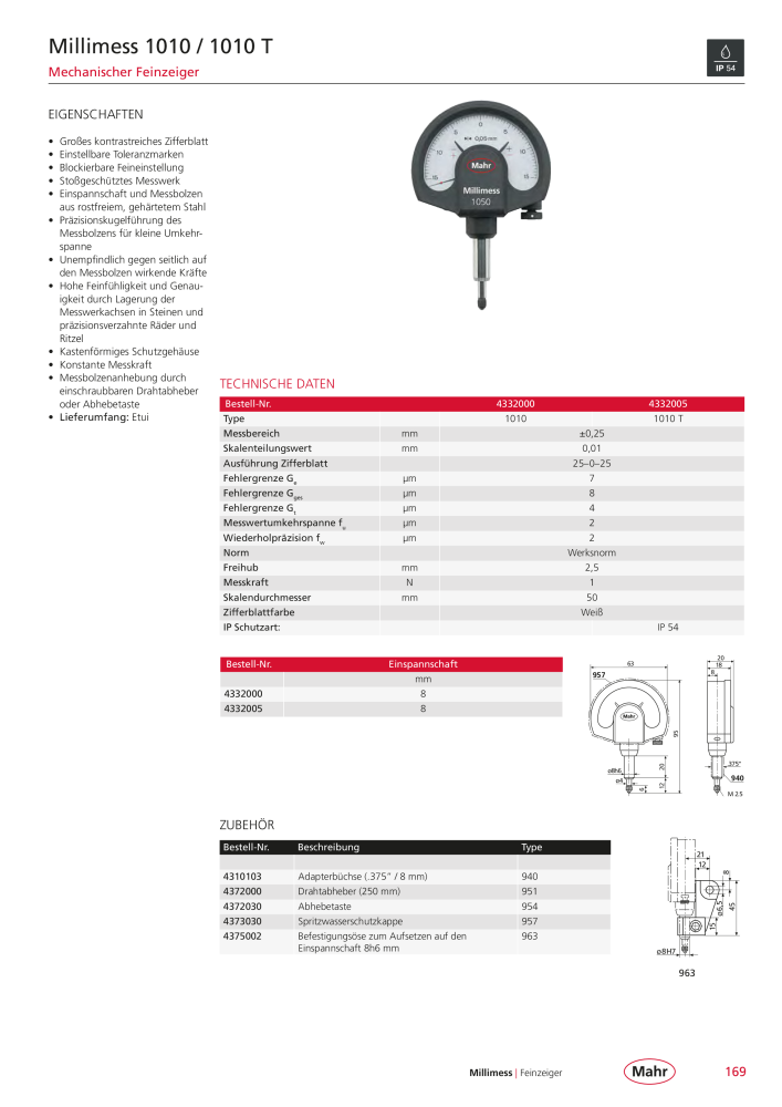 Mahr - Hauptkatalog NO.: 20198 - Page 173