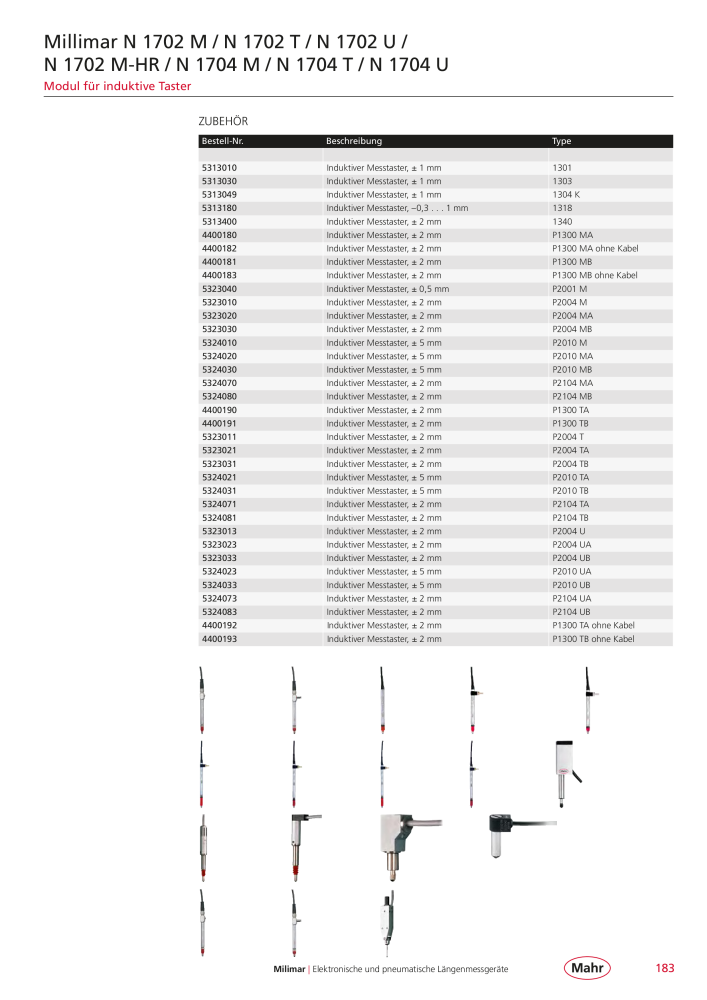 Mahr - Hauptkatalog NO.: 20198 - Page 187