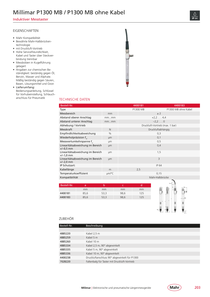 Mahr - Hauptkatalog Nb. : 20198 - Page 207