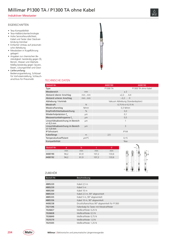 Mahr - Hauptkatalog n.: 20198 - Pagina 208