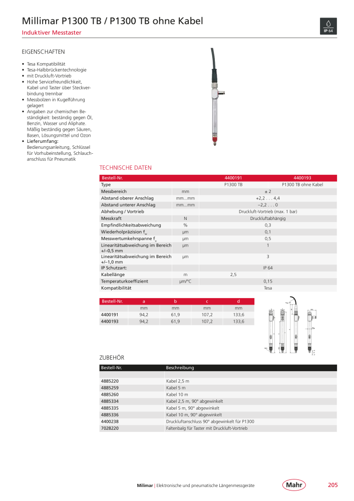 Mahr - Hauptkatalog Nb. : 20198 - Page 209