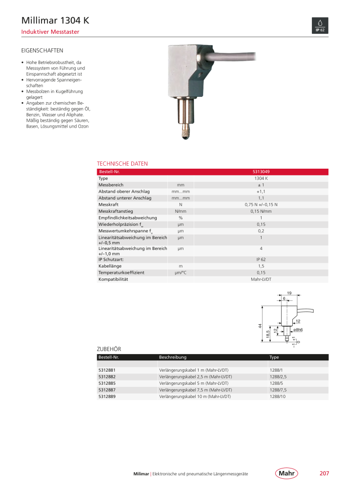 Mahr - Hauptkatalog NR.: 20198 - Seite 211