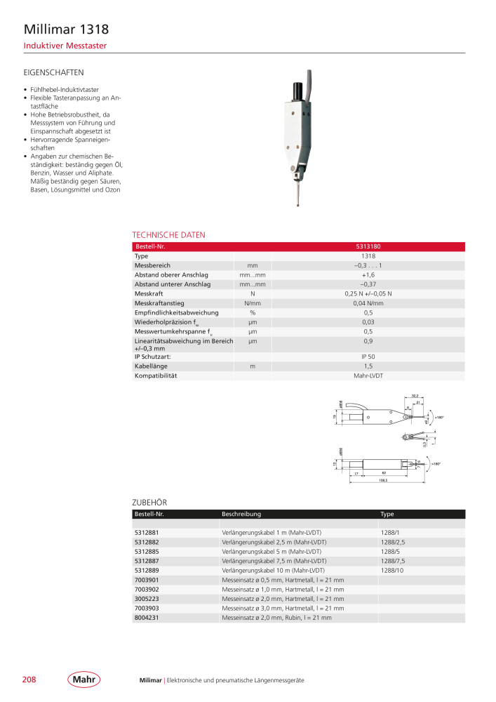 Mahr - Hauptkatalog NR.: 20198 - Seite 212