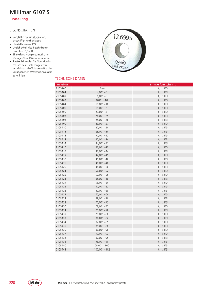 Mahr - Hauptkatalog NR.: 20198 - Seite 224