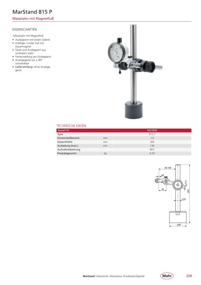 Mahr - Hauptkatalog Nb. : 20198 - Page 233