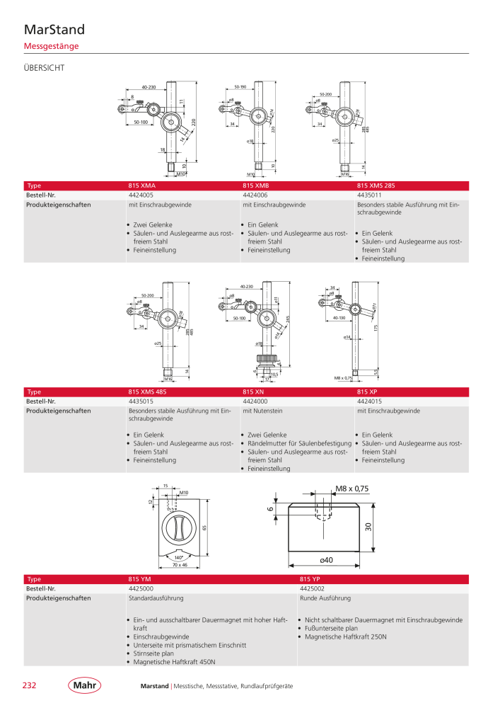 Mahr - Hauptkatalog NO.: 20198 - Page 236