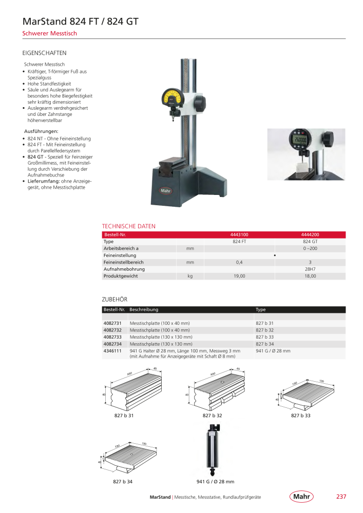 Mahr - Hauptkatalog Nb. : 20198 - Page 241