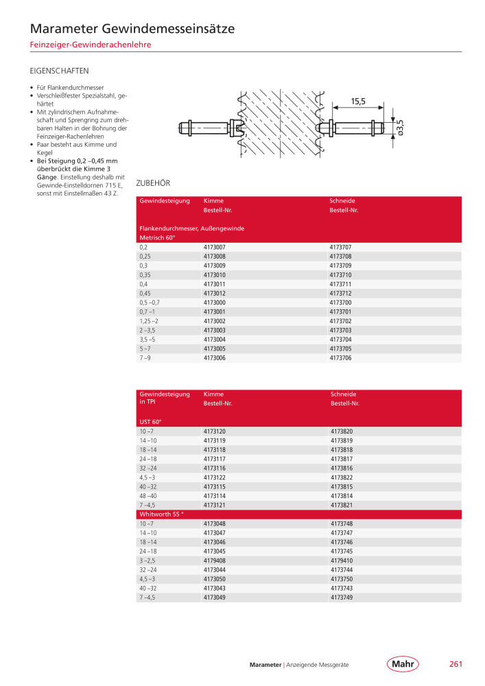 Mahr - Hauptkatalog NR.: 20198 - Seite 265