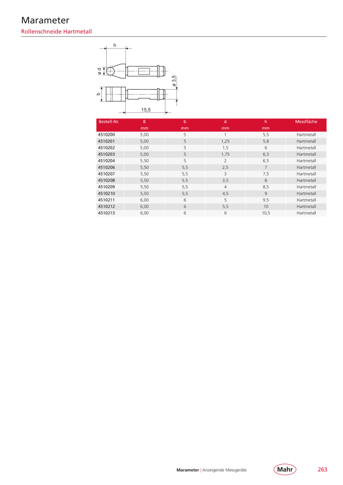 Mahr - Hauptkatalog NR.: 20198 - Seite 267