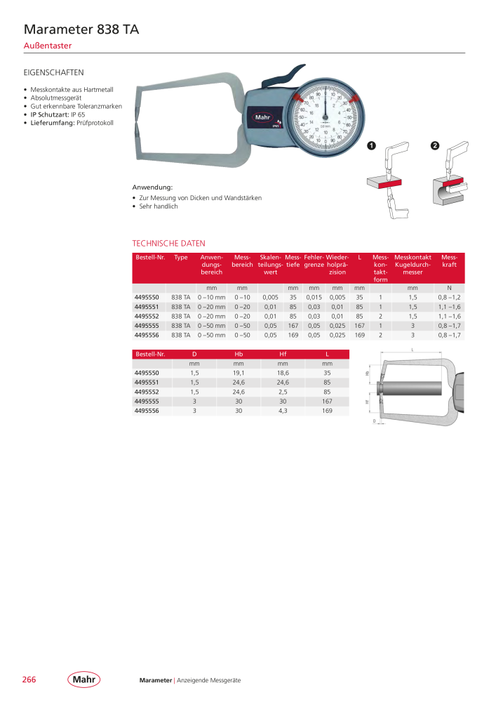 Mahr - Hauptkatalog NR.: 20198 - Strona 270