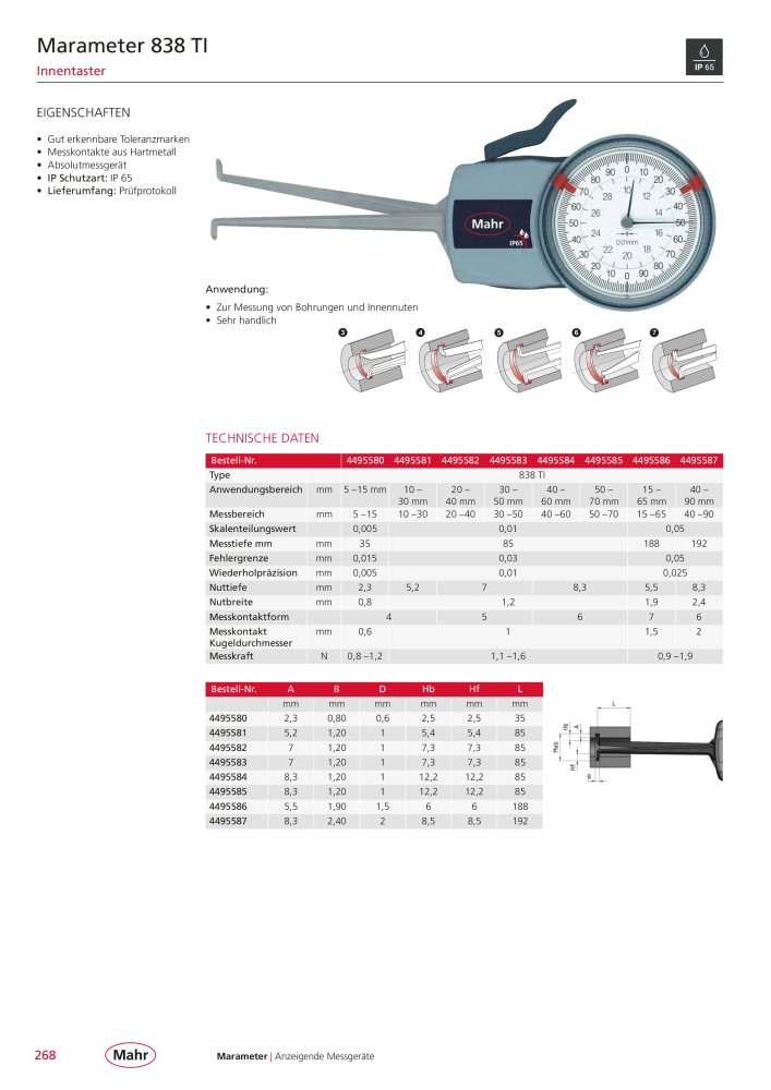 Mahr - Hauptkatalog NR.: 20198 - Seite 272