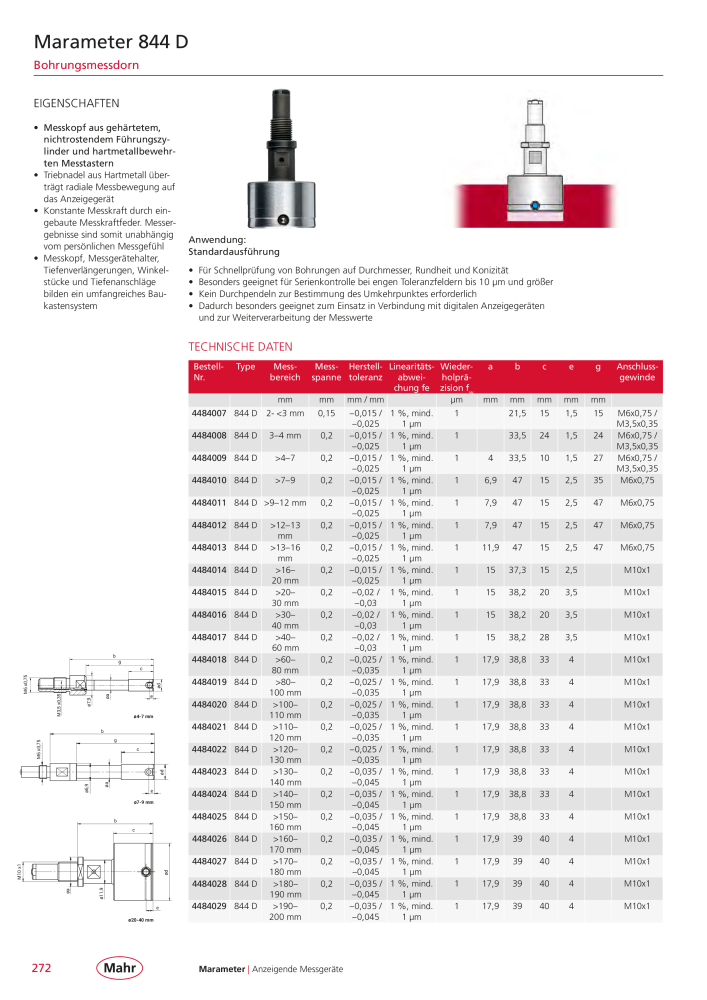 Mahr - Hauptkatalog Nb. : 20198 - Page 276