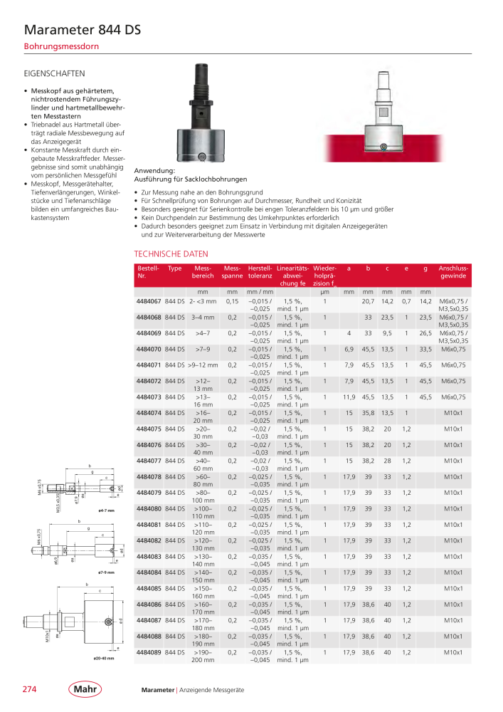 Mahr - Hauptkatalog NR.: 20198 - Seite 278