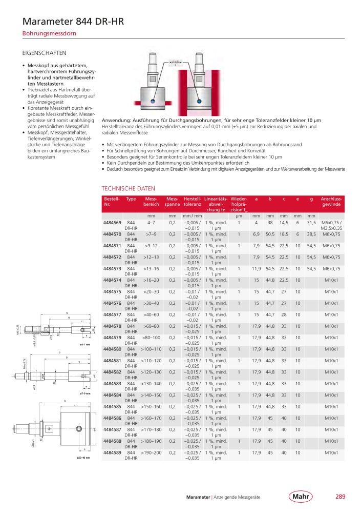 Mahr - Hauptkatalog n.: 20198 - Pagina 293