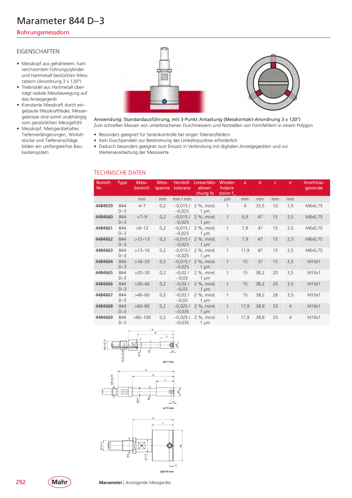 Mahr - Hauptkatalog Nb. : 20198 - Page 296