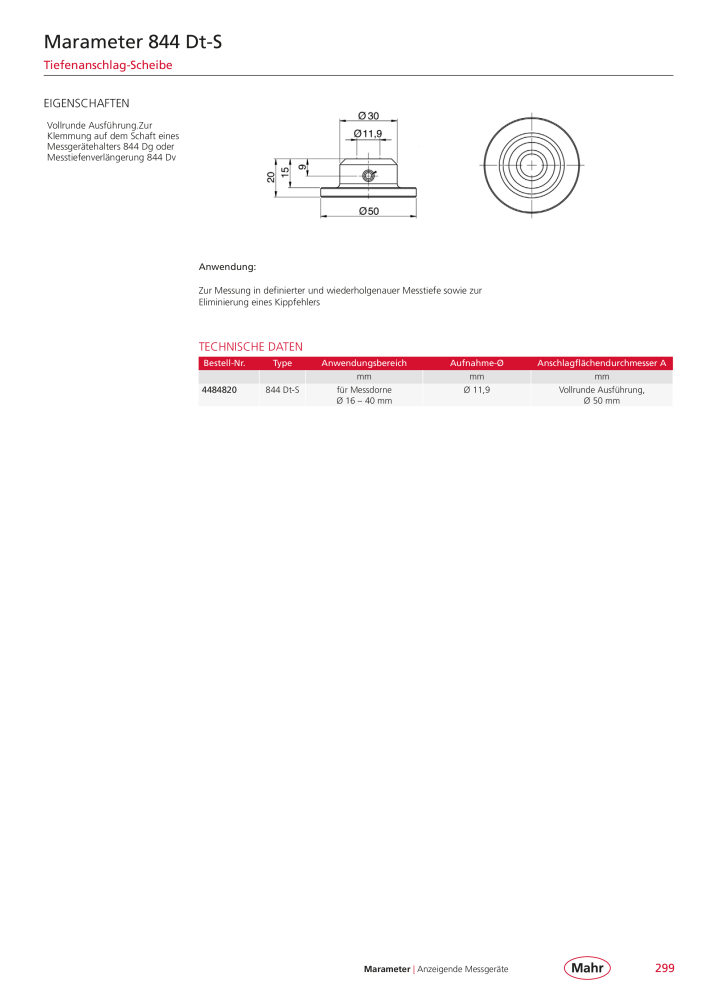 Mahr - Hauptkatalog Nb. : 20198 - Page 303