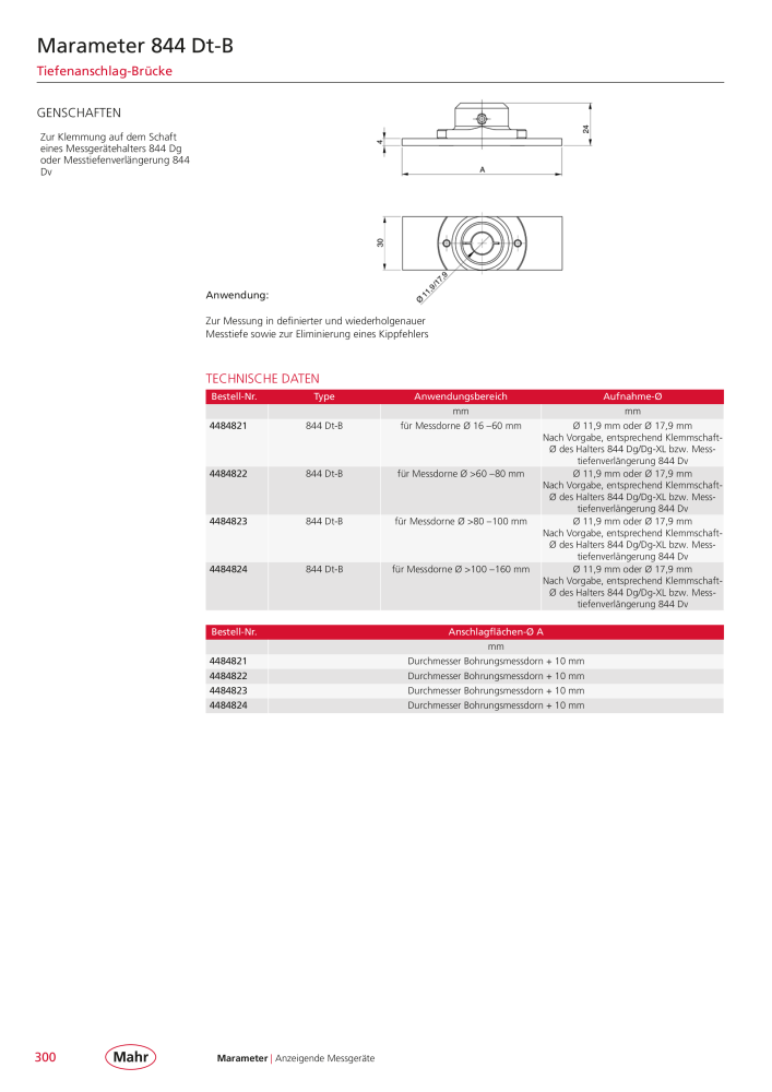 Mahr - Hauptkatalog NO.: 20198 - Page 304