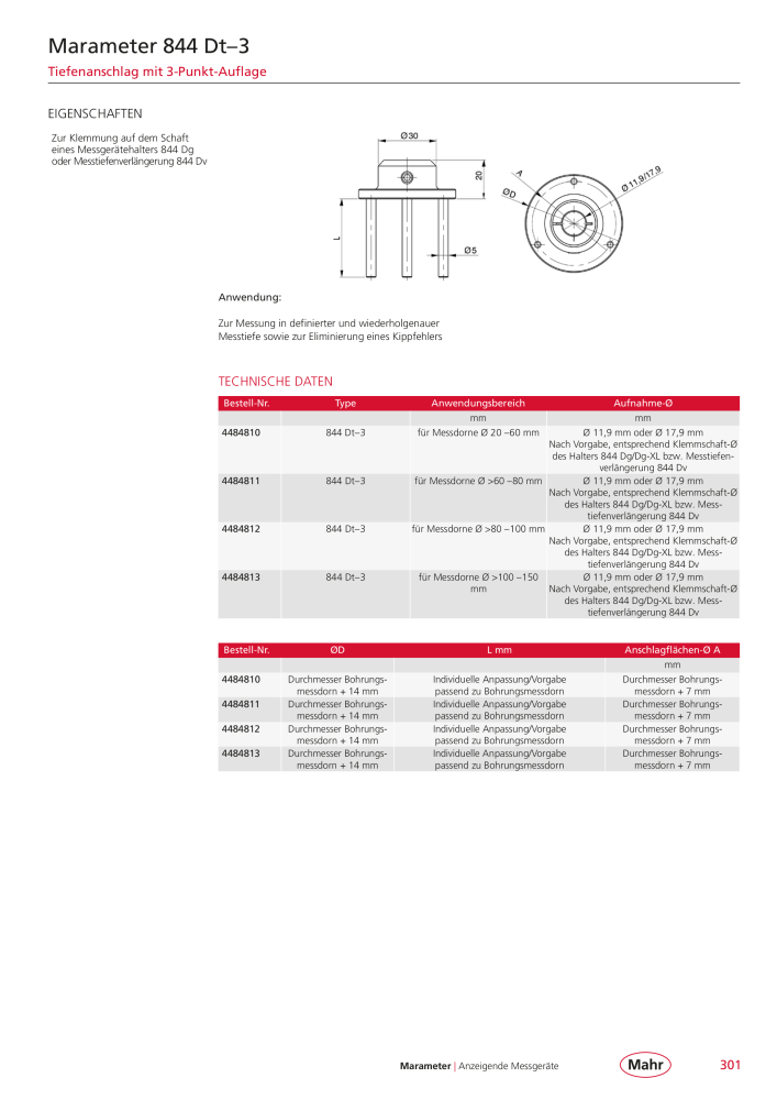 Mahr - Hauptkatalog Nb. : 20198 - Page 305