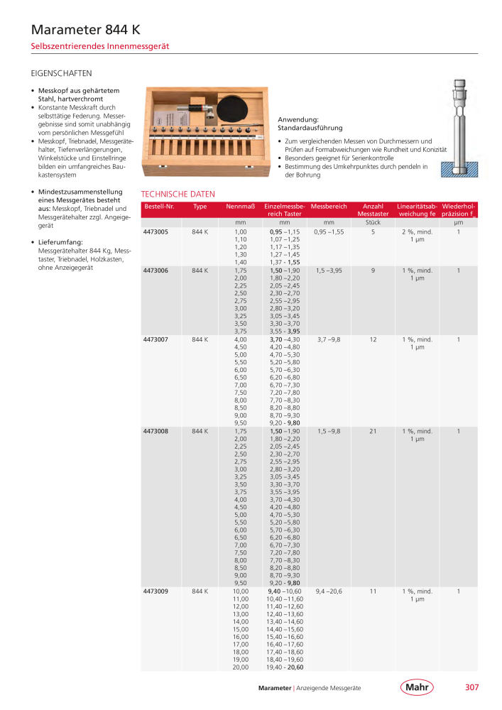 Mahr - Hauptkatalog n.: 20198 - Pagina 311