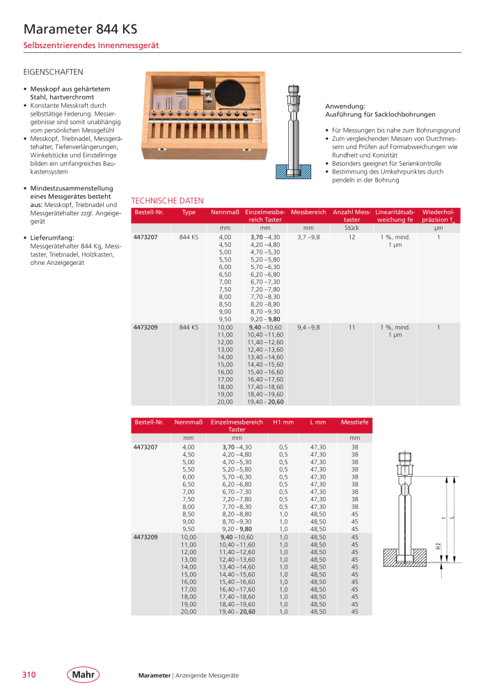 Mahr - Hauptkatalog Nb. : 20198 - Page 314