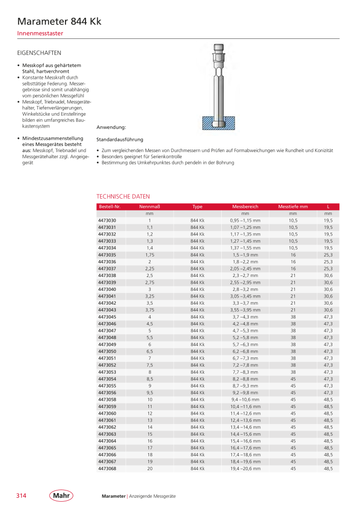 Mahr - Hauptkatalog NR.: 20198 - Seite 318