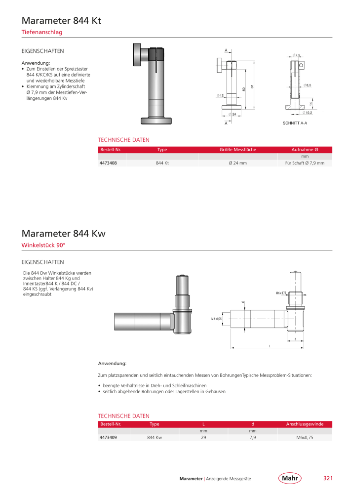 Mahr - Hauptkatalog NR.: 20198 - Seite 325